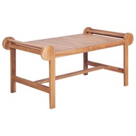 Konferenčný stolík 100x50x45 cm masívne teakové drevo
