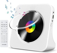 PRZENOŚNY ODTWARZACZ CD RADIO Z GŁOŚNIKIEM BLUETOOTH Z TIMEREM