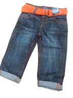 Minoti spodnie chłopięce, jeansy z paskiem r.68-80