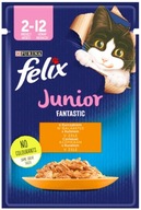 Mokra karma dla kociąt Purina Felix Fantastic Junior kurczak 85 g