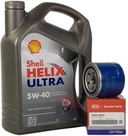 Hyundai OE 26300-35505 olejový filter + Motorový olej Shell Helix Ultra 4 l 5W-40