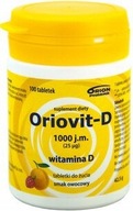 Oriovit-D 1000 j.m. 100 tab. na žuvanie