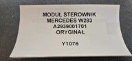 module control unit MERCEDES W293 A2939001701 original