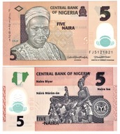 NIGERIA 5 NAIRA 2020 POLIMER P-NEW UNC