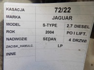 caliper LP Jaguar S-type lift 2,7D 5502