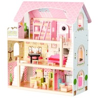 Drevený domček pre bábiky - Rozprávková rezidencia ECOTOYS