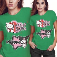 KOSZULKA DAMSKA KOBIECA T-SHIRT HELLO KITTY KUROMI M PREZENT JAKOŚĆ