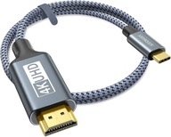 KABEL HDMI USB C ADAPTER PRZEWÓD 2.5M 4K UHD