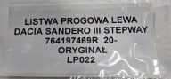 moulding threshold left DACIA SANDERO III STEPWAY 20