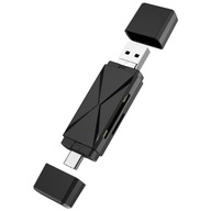 Čítačka pamäťových kariet Spacetronik Čítačka pamäťových kariet 5v1 SD micro SD OTG USB USB-C