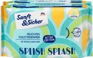 Toaletný papier vlhčený Sanft&Sicher 100 ks