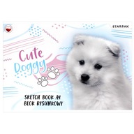 Výkresový blok A4/20k biely Cute Doggy STARPAK–20 ks