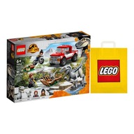 LEGO JURASSIC WORLD č. 76946 - Zachytenie velociraptorov Blue a Bety + Taška