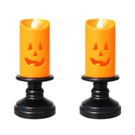 Lampki Halloweenowe Lampa dekoracyjna stołu do jadalni 2 szt