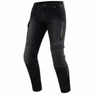 Jeansy Spodnie Motocyklowe Czarne Rebelhorn Vandal Denim L32 - 40