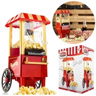 Zariadenie na popcorn Abavi výroba popcornu v retro štýle červená 1200 W