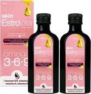 EstroVita Skin Omega 3-6-9 300 ml s príchuťou citrónu