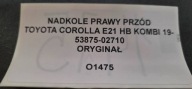 mudguard right front TOYOTA COROLLA E21 HB KOMBI 19- 53875-02710