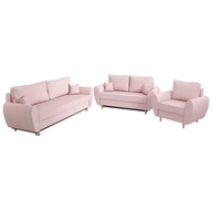 Zestaw wypoczynkowy AX 3+2+1 kanapa sofa fotel