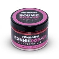 Návnada Plávajúce guličky Pop Up MikBaits Ronnie Pink Pepper Lady 14 mm