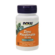 Now Zinc Picolinate 50mg 60 vege kaps.