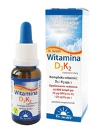 Dr.Jacob's Vitamín D3 K2 kvapky, 20 ml