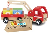 Drevený žeriav Auto Nákladné auto hračka AUTKO pre chlapca