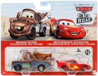 MATTEL CARS AUTA ZŁOMEK ZYGZAK McQUEEN MATER ROAD TRIP 2-PAK 1:55 NOWY !!!