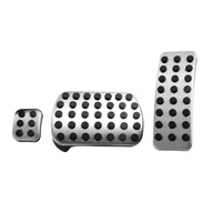 Pedálborítások St Parts 72714 ezüst színű, 3 darabos szett