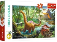 PUZZLE 60 ELE TREFL WĘDRÓWKA DINOZAURÓW 3192