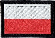 Polska Flaga Klasa Mundurowa naszywka z polską flagą dla klas mundurowych