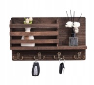 KULCSTARTÓ ELŐSZOBÁBA FÁBÓL KÉSZÜLT FALI RUHADOBOZ vintage