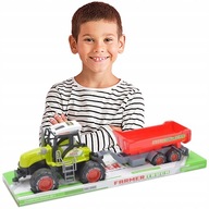 Poľnohospodársky stroj Traktor pre chlapcov SET VOZIDLO TRAKTOR s prívesom