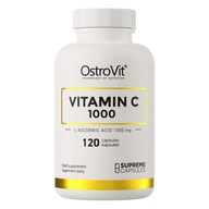 OstroVit Vitamín C 1000 mg 120 kaps KYSELINA L-ASKORBOVÁ Vitamín C 1250% RVH