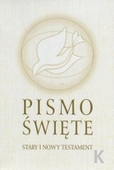 Pismo Święte St i N Testament B6 białe K