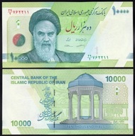 $ Irán 10 000 RIALS P-159b UNC 2017