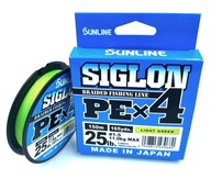 Sunline Siglon PE x4 #1.5 0.209mm 11kg light green/zieleń fluo 150m