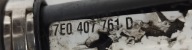 A2 VW T6 2.0 TDI semi-axis NAPEDOWA right front 7E0407761D