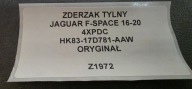 bumper rear JAGUAR F-PACE 16-20 4XPDC original HK83-17D781-AAW