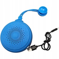 Głośnik Bluetooth BT prysznicowy wodoodporny 3W z przyssawką niebieski QSS