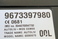 modulo BLUETOOTH CITROEN C5 III X7 9673397980