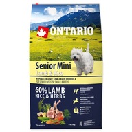 Suché krmivo Ontario jahňacie pre psov s alergiou 6,5 kg