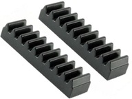 LEGO Zębatka prosta 3743 czarna listwa 1x4 4205760