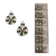 Christmas ornament, 6 pcs S0358