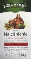 Na ciśnienie herbatka ZIOŁA MNICHA