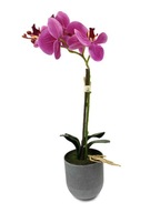 orchidea umelá v kvetináči veľký fialový živý