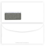 Koperta z okienkiem C6/C5 (114 x 229 mm) biały