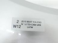 fender right front front SEAT TOLEDO IV SKODA RAPID 5J LA7W