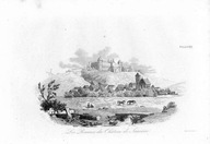 Zamek w Janowcu, staloryt z akwafortą z Chodźki 1835-1836