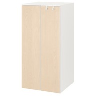 IKEA SMASTAD PLATSA Skriňa 60x57x123cm biela/breza